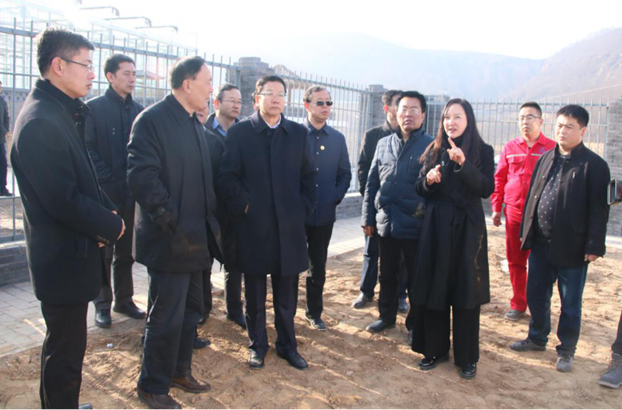 中央第六沙巴(中国)体育有限公司官网督察组视察康坪村给排水及生涯污水处置工程