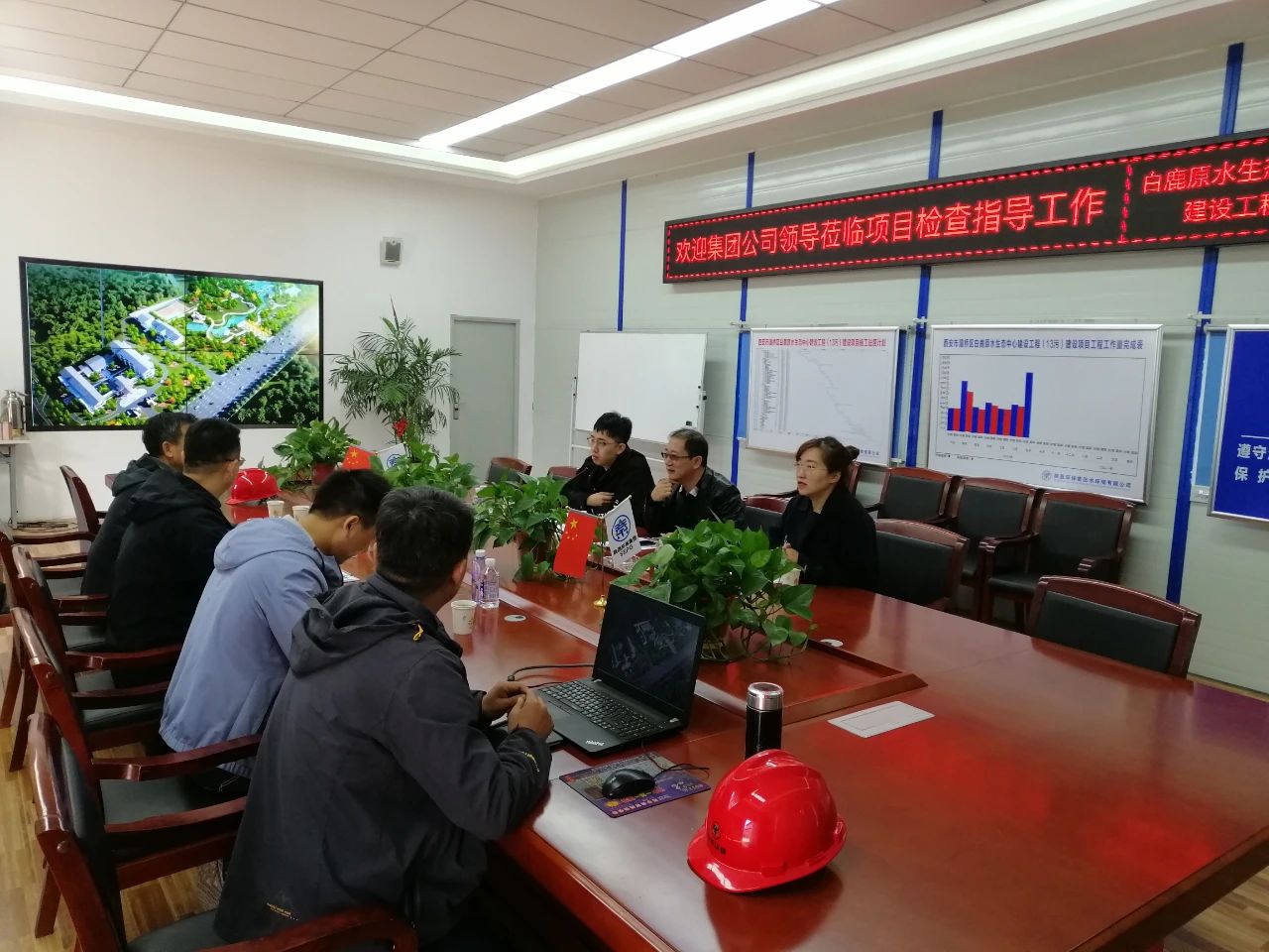 集团公司安全沙巴(中国)体育有限公司官网查抄组赴水环境公司白鹿原项目进行安全查抄