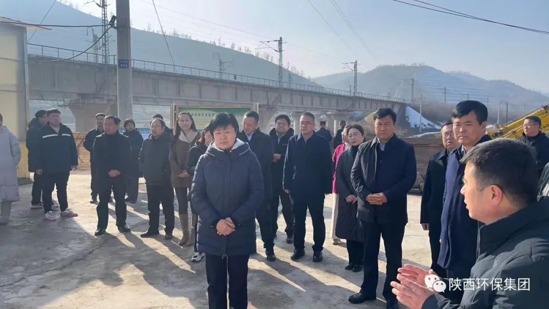 陕西省生态环境厅党组书记、厅长孙丽到陕西沙巴(中国)体育有限公司官网集团延安沙巴(中国)体育有限公司官网工程公司马家砭污水处置站调研