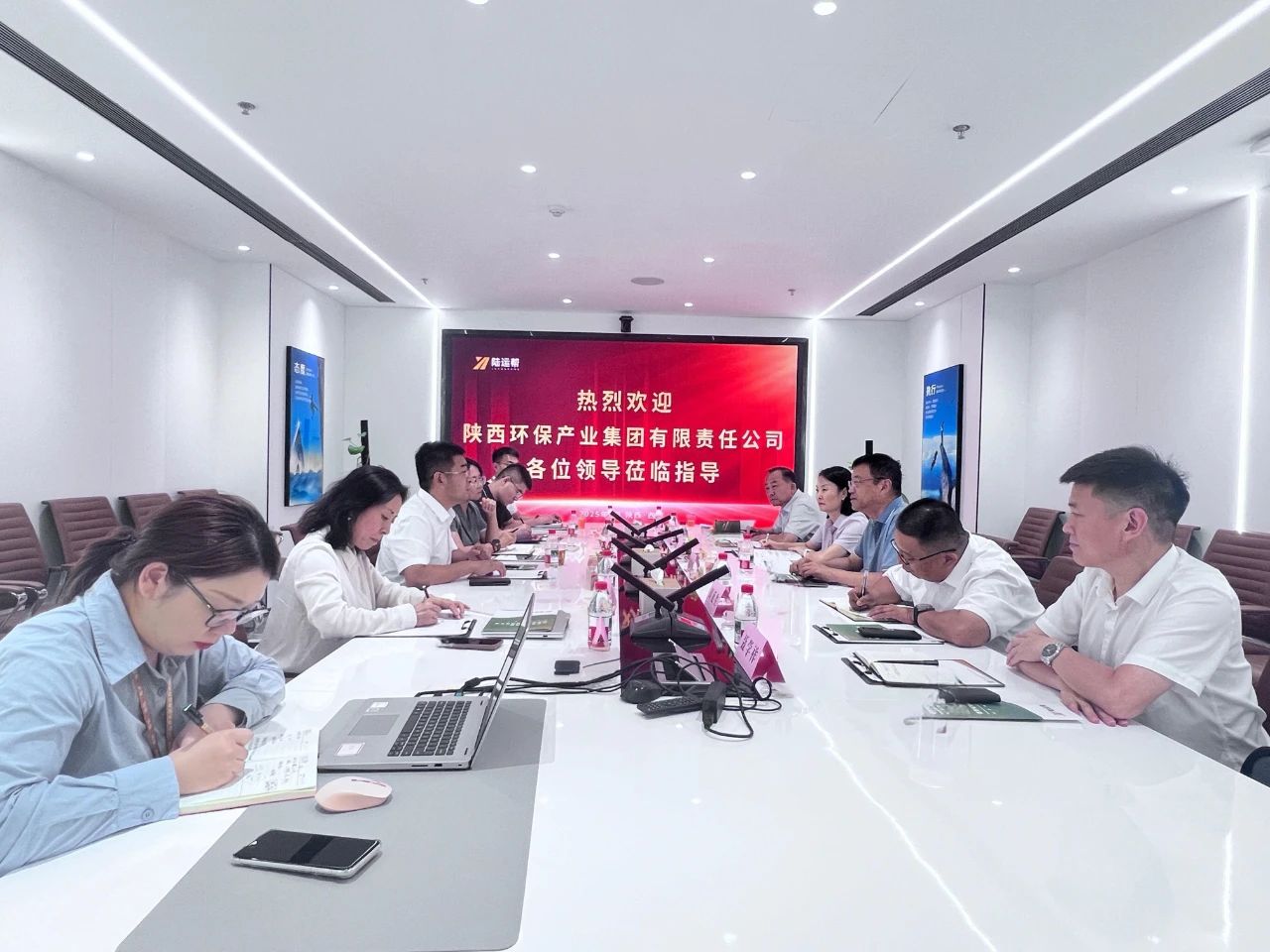 陕西沙巴(中国)体育有限公司官网集团与陆运助公司座谈互换